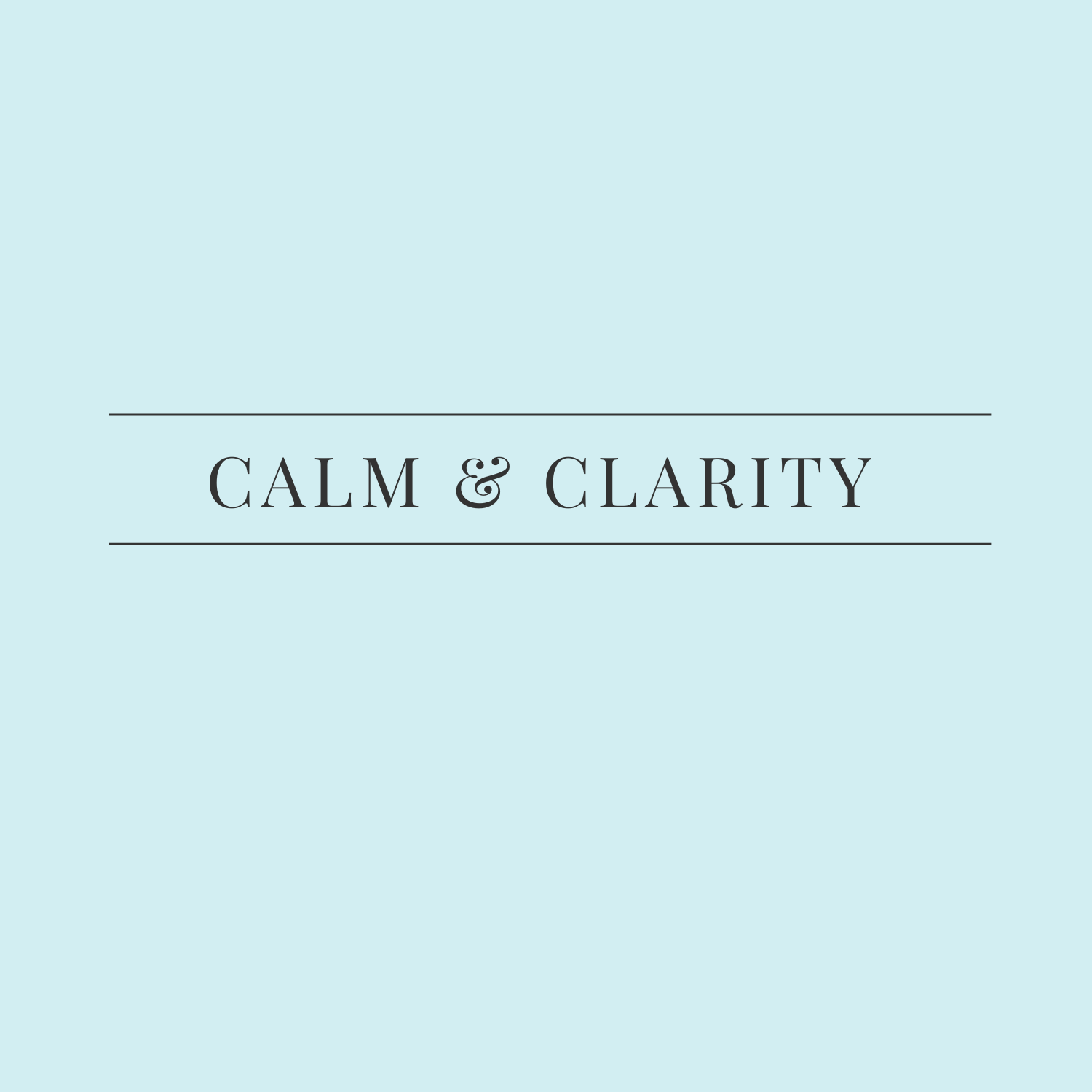 THE CALM & CLARITY BUNDLE - (Find Calm + Clear the Noise)